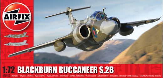 Maquette d'avion militaire : Blackburn Buccaneer S.2 RAF - 1:72 - Airfix A06022 06022