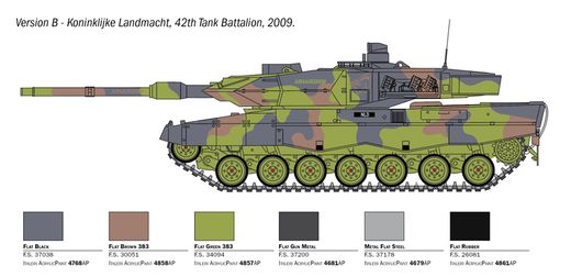 Maquette véhicule militaire : Leopard 2A6 - 1:35 - Italeri 06567 6567