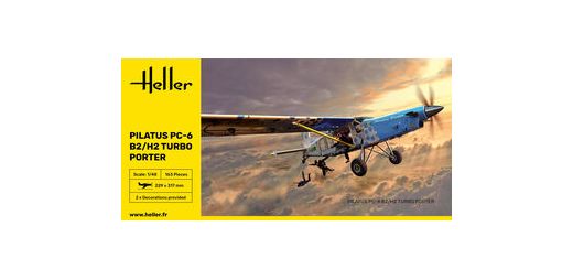 Maquette avion : Pilatus PC-6 B2/H2 Turbo Porter - Heller 30410