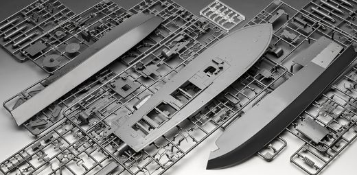 Maquette bateau militaire : Patrouilleur Lance-Torpilles Pt-588/Pt-57 - 1/72 - Revell 5165 05165