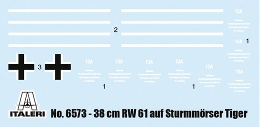 Maquette militaire : Sturmmörser Tiger - 1/35 - Italeri 6573 06573