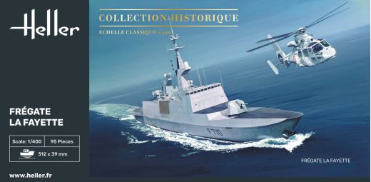 Maquette Frégate La Fayette 1/400 - Heller 57035