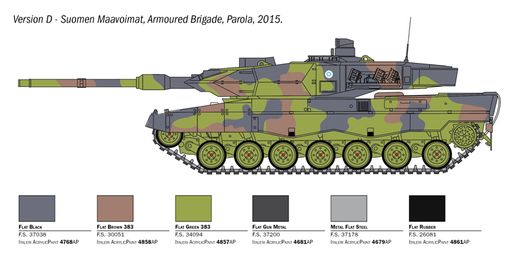 Maquette véhicule militaire : Leopard 2A6 - 1:35 - Italeri 06567 6567