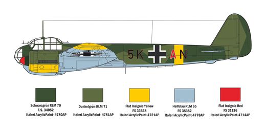 Maquette d'avion : Junkers Ju88A-4 War Thunder - 1:72 - Italeri 35104