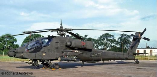 Maquette hélicoptère de transport : AH-64A Apache - 1/100 - Revell 04985