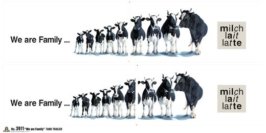 Citerne Laitière Swissmilk 'We are family' - 1:24 - Italeri 3911