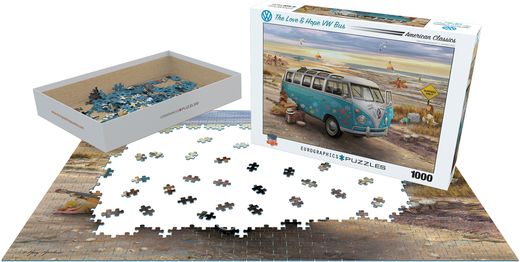 Puzzle Bus Combi Volkswagen L'Amour et l'espoir - Eurographics 6000-5310