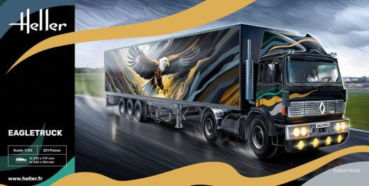Maquette poids lourd : Camion Eagletruck 1/24 - Heller 80784