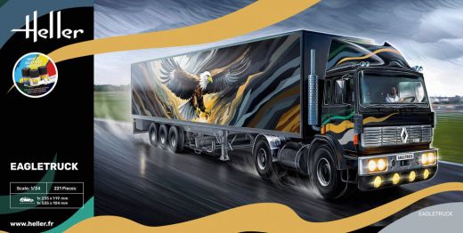 Coffret de modélisme : Starter Kit Eagletruck 1/24 - Heller 56784