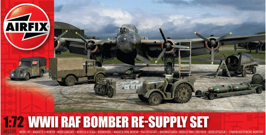 WII RAF Bomber Re Supply set 1:72 - Airfix 05330