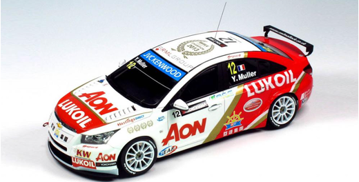Maquette voiture plastique : Chevrolet cruze 1.6T 2013 1/24 - Nunu 24022