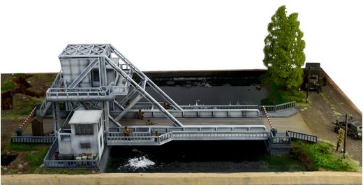 Diorama militaire : Assaut « Pegasus Bridge » - 1/72 - Italeri 06194, 6194