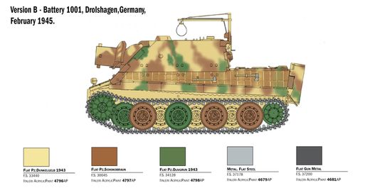 Maquette militaire : Sturmmörser Tiger - 1/35 - Italeri 6573 06573