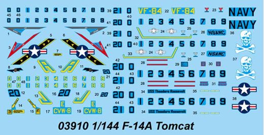 Maquette avion militaire : F-14A Tomcat 1/144 - Trumpeter 3910