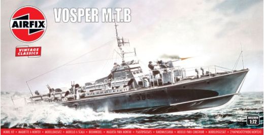 Maquette d'une vedette torpilleur : Vosper M.T.B au 1:72 - Airfix A5280V