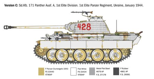Maquette militaire : Panther AUSF-A 1/35 - Italeri 0270