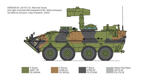 Maquette militaire : LAV-25 TUA - 1:35 - Italeri 06588 6588