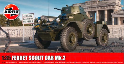 Maquette de véhicule militaire : Ferret Scout Car Mk 2 1/35 - Airfix 01379
