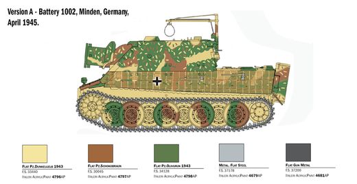 Maquette militaire : Sturmmörser Tiger - 1/35 - Italeri 6573 06573