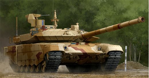 Maquette militaire : T-90S russe modernisé 1/35 - Trumpeter 9524