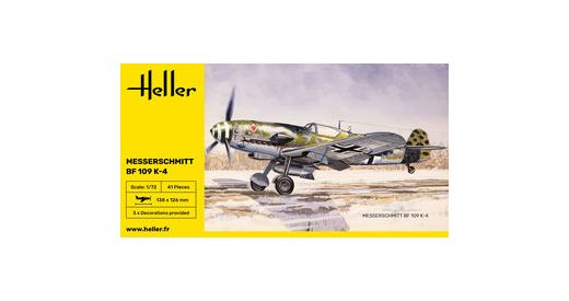 Maquette avion militaire : Messerschmitt Bf 109 K-4 1/72  - Heller 80229