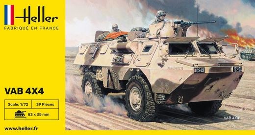 Maquette militaire : VAB 4X4 1/72 - Heller 79898
