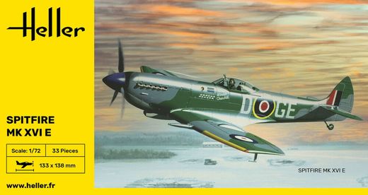 Maquette avion militaire : Spitfire 1/72 - Heller 80282