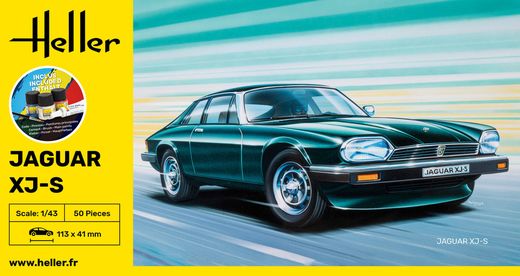 Starter kit maquette : Starter kit Jaguar XJS 1/43 - Heller 56183