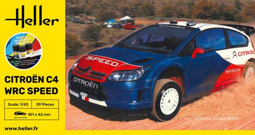 Maquette voiture : Starter Kit Citroen C4 1/43 - Heller 56117