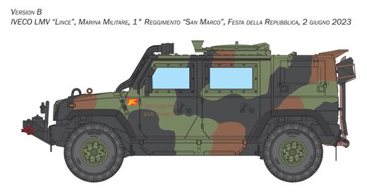 Maquette véhicule militaire : VTLM Lince 1/35 - Italeri 6766