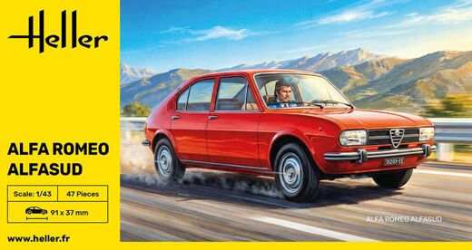 Maquette Alfa Romeo Alfasud 1/43 – Heller 80182