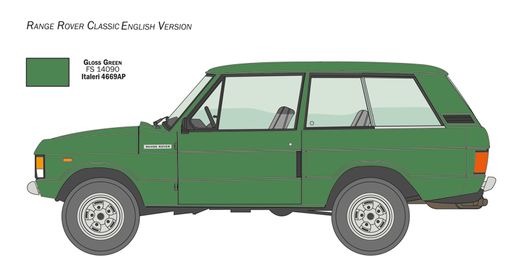 Maquette voiture : Range Rover Classic - 1/24 - Italeri 03644 3644 - france-maquette.fr