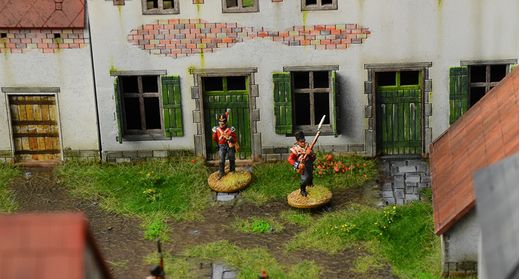 Diorama bataille militaire : Waterloo 1815 La Haye Sainte - 1/72 - Italeri 6197 06197