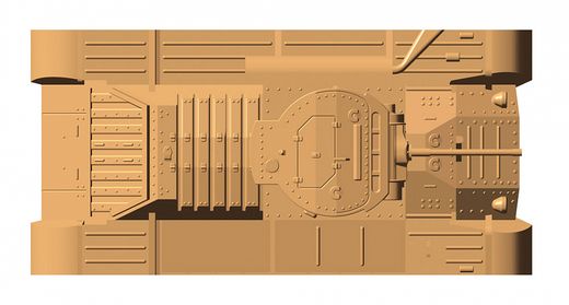 Maquette militaire : Tank Britannique Valentine II - 1/100 - Zvezda 6280 06280