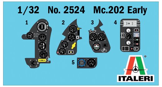 Maquette chasseur militaire : Macchi MC.202 1/32 - Italeri 2524