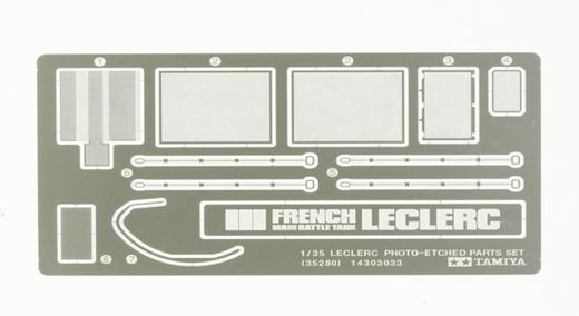 hotodecoupe pour Char Leclerc - 1/35 - Tamiya 35280