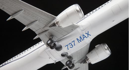 Maquette d'avion civil : Boeing 737 Max 8 - 1/144 - Zvezda 07026