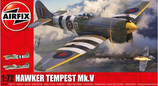 Maquette d'avion militaire : Hawker Tempest Mk.V 1/72 - Airfix 02109