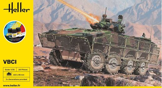 Maquette véhicule blindé - VBCI "Afghanistan" 1/35 - Heller 57147