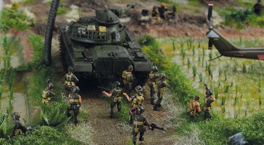 Diorama militaire : Guerre du Vietnam - 1/72 - Italeri 06184