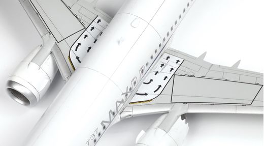 Maquette d'avion civil : Boeing 737 Max 8 - 1/144 - Zvezda 07026