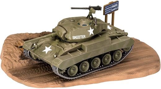 Maquette militaire : M24 Chaffee - 1:76 - Revell 03323, 3323