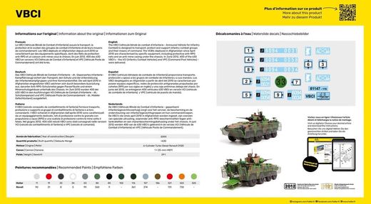 Maquette véhicule blindé - VBCI "Afghanistan" 1/35 - Heller 57147