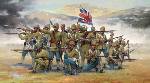 Figurines militaires : Infanterie Britannique/Cipaye - 1/72 - Italeri 06187 6187