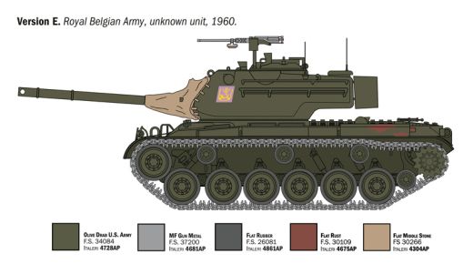 Maquette véhicule militaire : M47 Patton 1/35 - Italeri 06763 6763Maquette véhicule militaire : M47 Patton 1/35 - Italeri 06763 6763