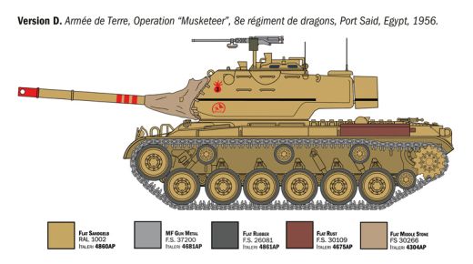 Maquette véhicule militaire : M47 Patton 1/35 - Italeri 06763 6763