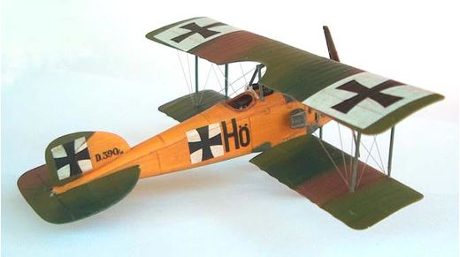 Maquette avion militaire : Albatros D I - 1:72 - Roden 001