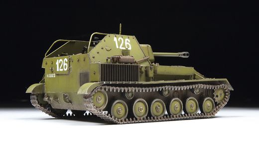 Maquette militaire : Canon automoteur SU-76 1/35 - Zvezda 3662