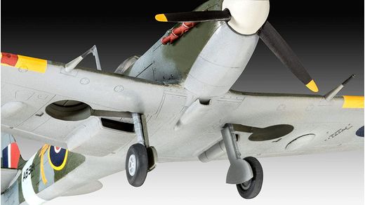 Model Set Combat Set Bf109G-10 & Spitfire Mk V - 1:72 - Revell 63710
