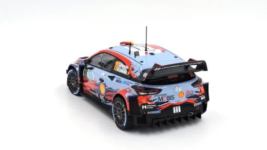 Maquette voiture de course : Hyundai I20 Coupe WRC Tour de Corse 2019 ‐ 1/24 - Belkits 014